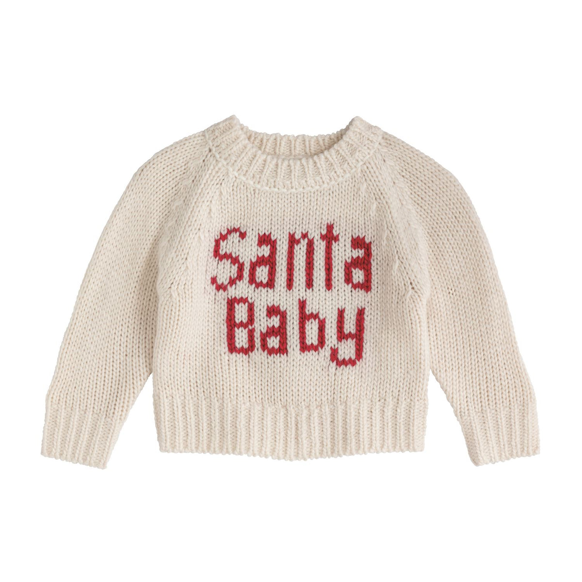 Ivory Santa Baby Crew Neck