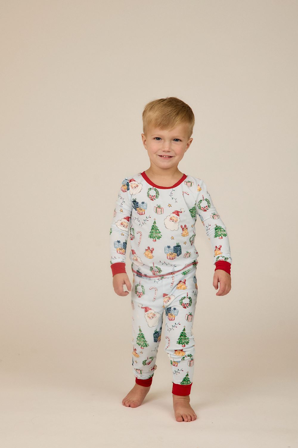 Blue Christmas Pj Set