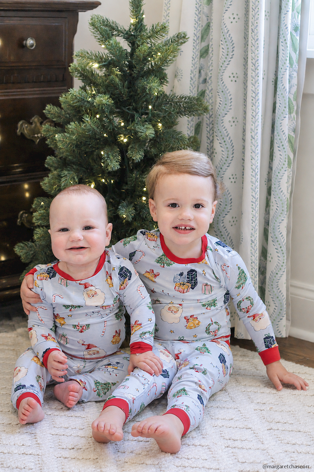 Blue Christmas Pj Set