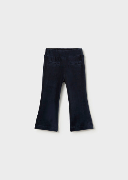 Jacquard Jumper & Basic Cord Knit Trousers - Navy by Mayoral, view 3