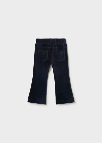 Jacquard Jumper & Basic Cord Knit Trousers - Navy by Mayoral, view 5