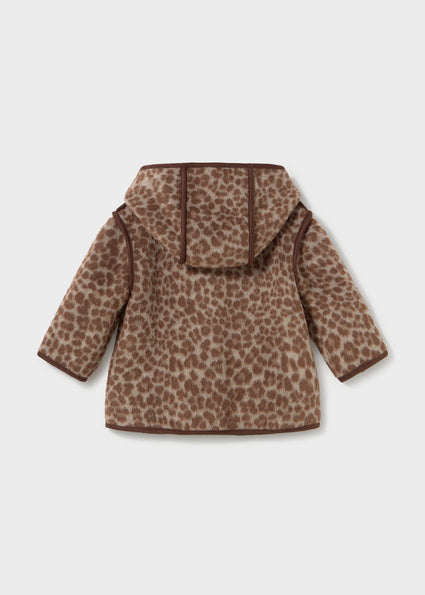 Jacquard Coat - Walnut by Mayoral, view 3