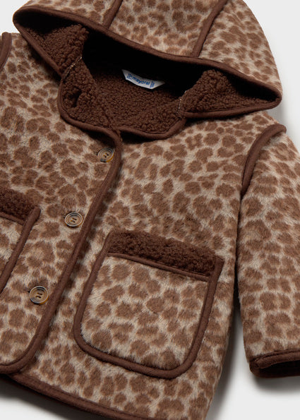 Jacquard Coat - Walnut by Mayoral