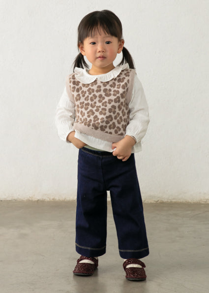 Attached Vest Pants Set - Walnut by Mayoral, view 2