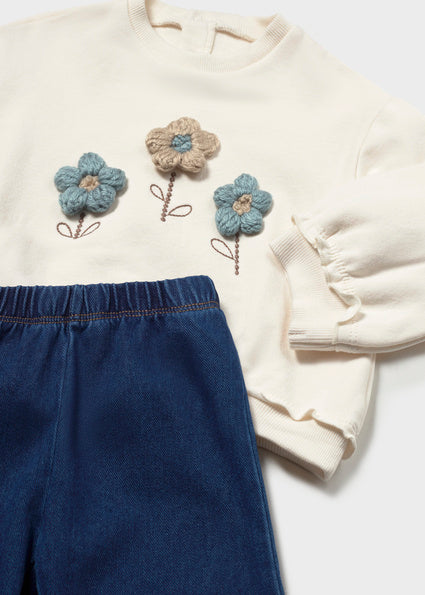Pullover and Leggings Set by Mayoral, view 2