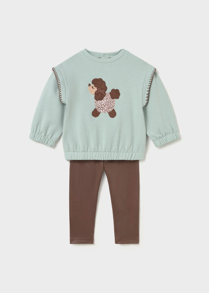 Pullover and Leggings Set - Chestnut by Mayoral
