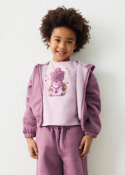 Fleece Pullover set- Violet by Mayoral
