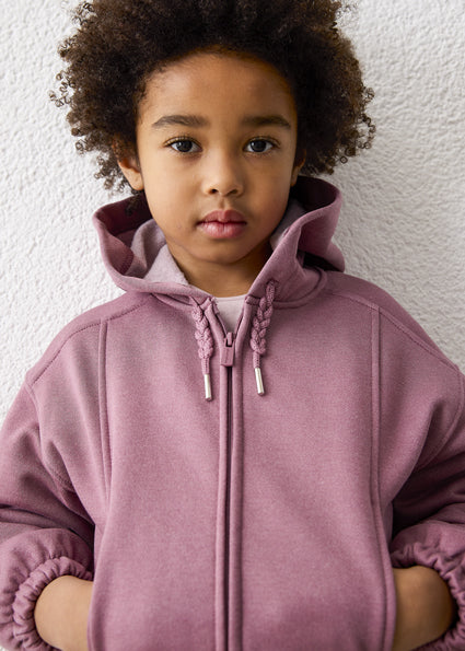 Fleece Pullover set- Violet by Mayoral, view 2