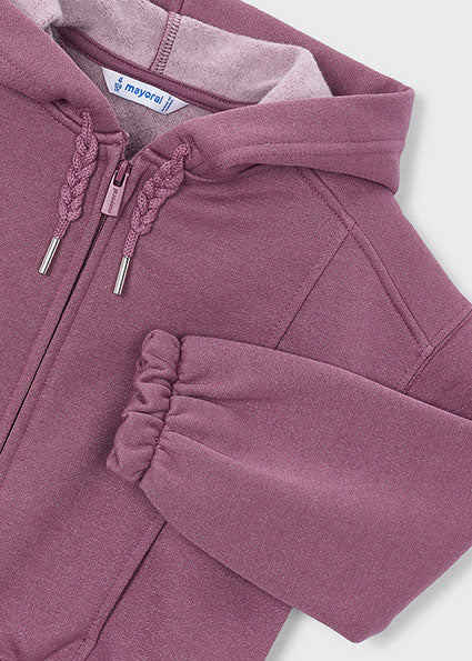 Fleece Pullover set- Violet by Mayoral, view 4