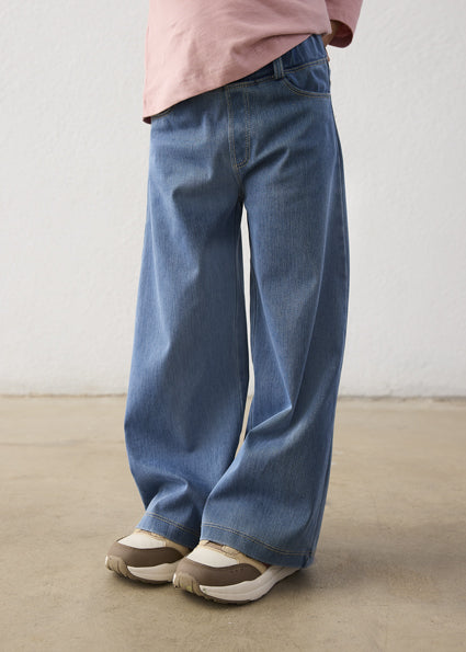 Long Knit Denim Pant by Mayoral, view 6