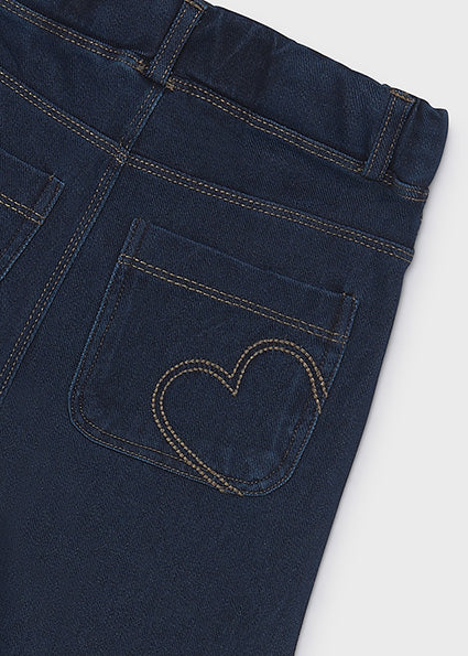 Long Knit Denim Pant by Mayoral