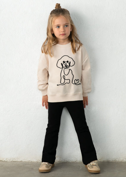 Pullover & Drawstring Fleece Leggings Set by Mayoral, view 5