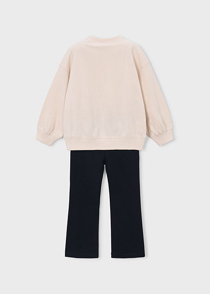 Pullover & Drawstring Fleece Leggings Set by Mayoral, view 8