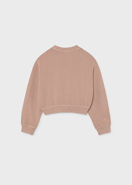 Embroidered Appliqué Pullover - Blush by Mayoral, view 2