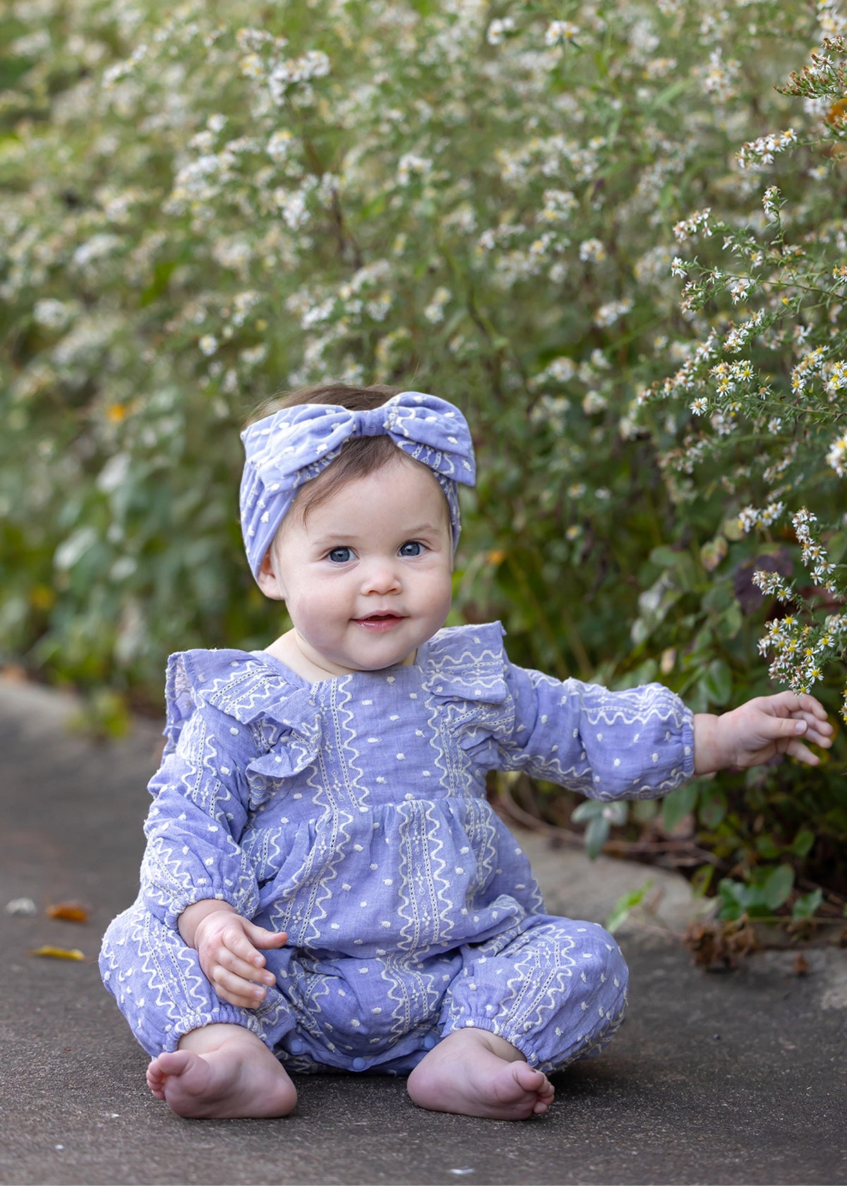Lavender Lane Romper - Purple by Mabel + Honey