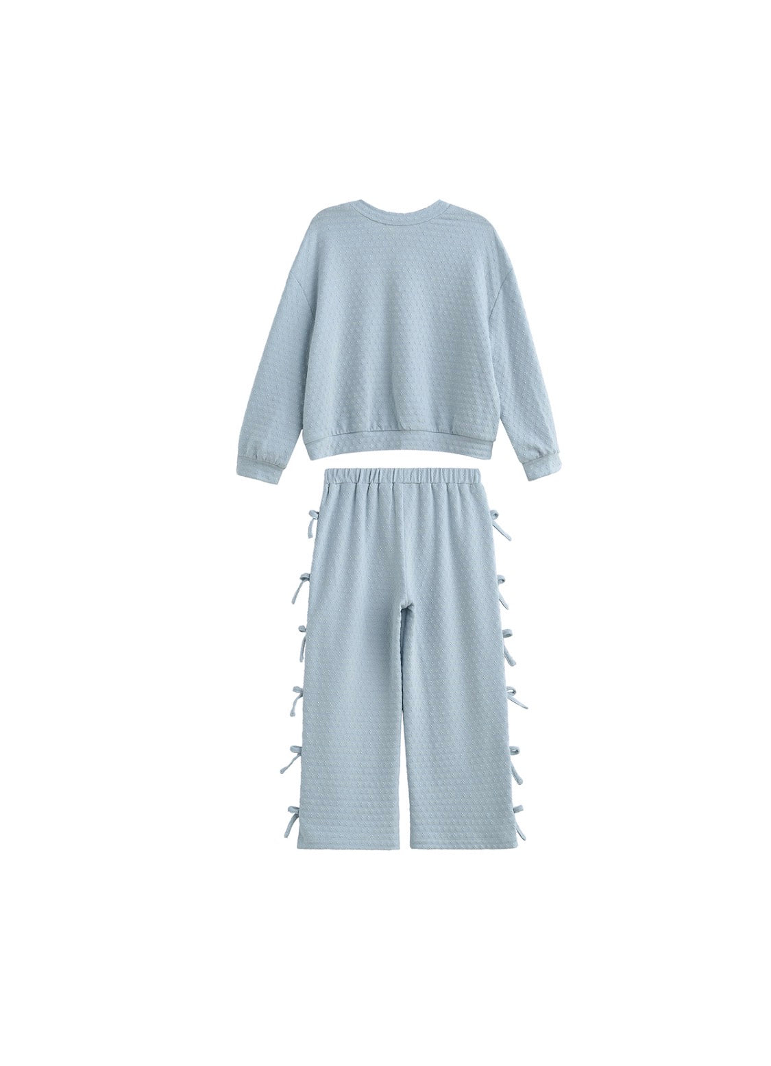 Blue Bow Detail Two-Piece set