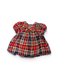 Red Evergreen Tartan Petal Float