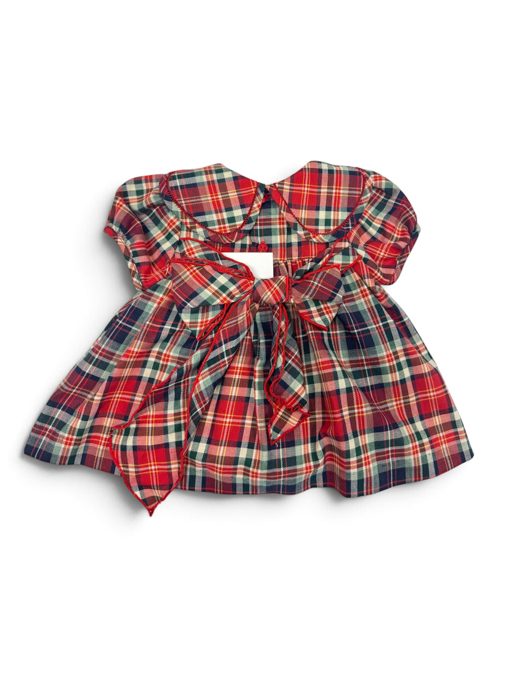 Red Evergreen Tartan Petal Float
